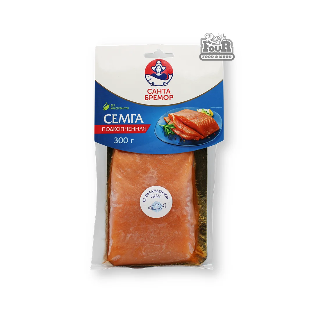Smoked salmon fillet "Santa Bremor" 300g